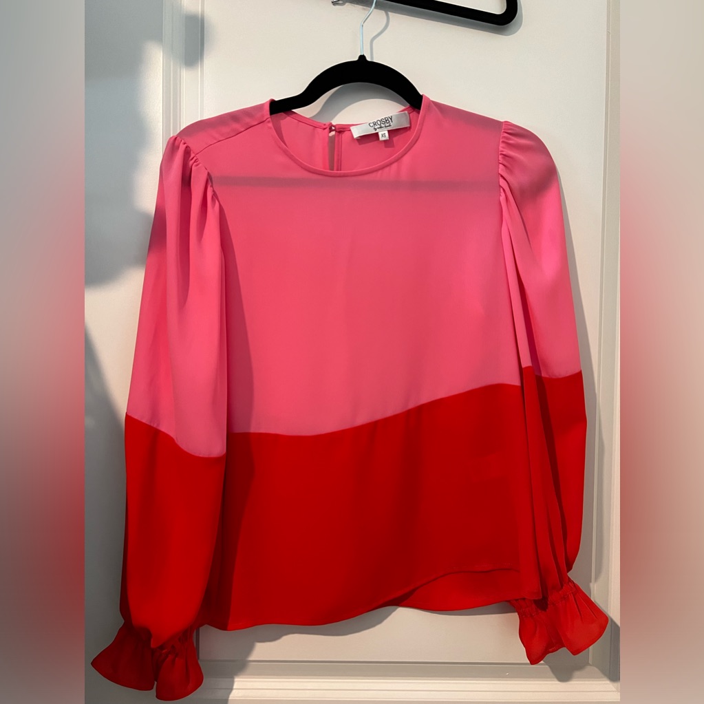 Crosby James Top Red/Pink Size Xs